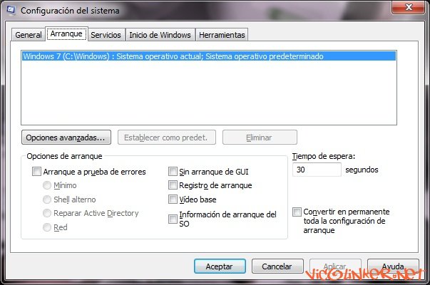 msconfig windows 7