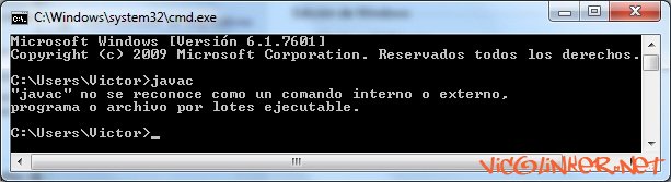 JAVA no se reconoce como un comando interno o externo, programa o archivo por lotes ejecutable - Paso4