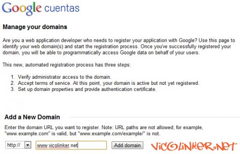 Google Authentication Service The site has not been registered - Paso2