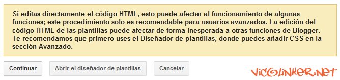 Blogger - Ocultar Barra de Navegacion - Paso3