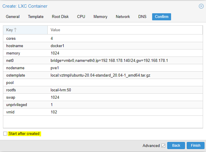 Proxmox: Instalar Docker en un LXC con Ubuntu