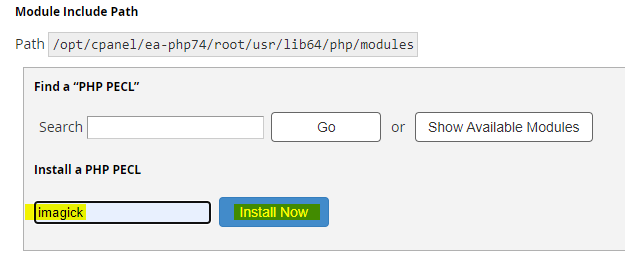 CPanel: Como instalar ImageMagick