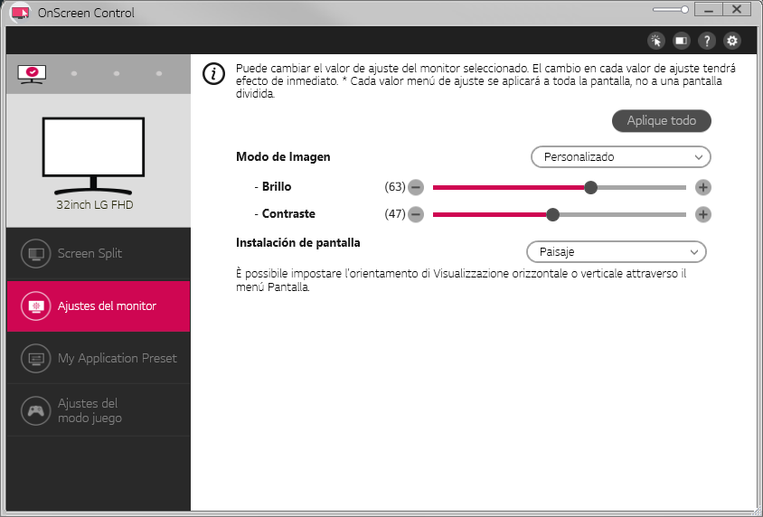 Descarga LG OnScreen Control (OSC) 2021