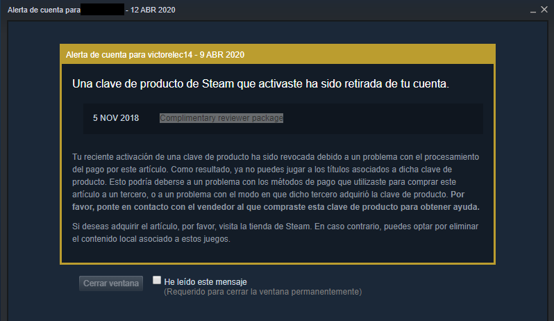Steam: Complimentary reviewer package