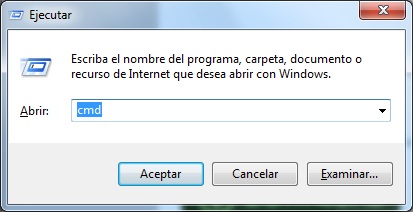 Windows - ejecutar cmd