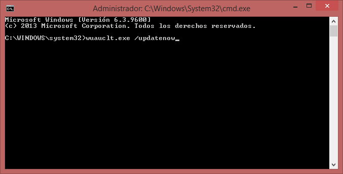 Comando CMD para Forzar descarga de Windows 10