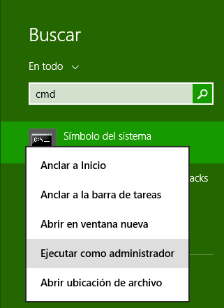 Descarga Windows 10 - Ejecutar CMD como Administrador 2