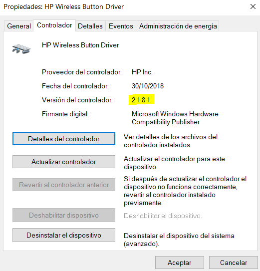 HP Inc. - HIDClass - 10/30/2018 12:00:00 AM - 2.1.8.1 - Error 0x800703e3