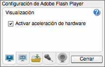 Desactivar Aceleracion por Hardware en Flash Player