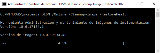 Windows CMD - DSIM /Clean-image